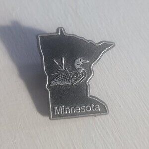 Minnesota Gopher State USA Vintage Lapel Pin